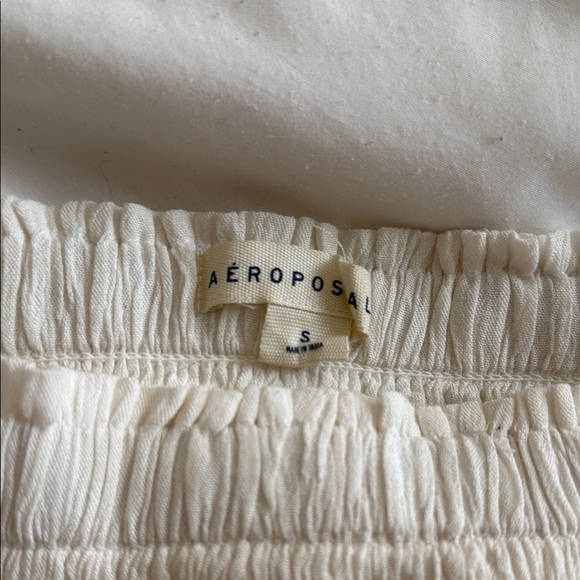 White Ruffle Mini Skort - Picture 2 of 2